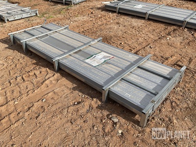 (100) Piece Lot of 10' Long Corrugated Steel Panels