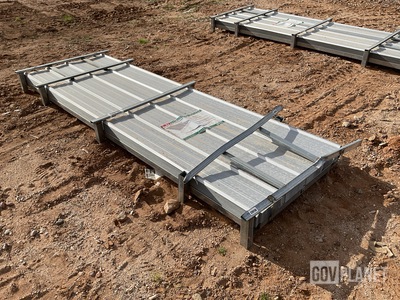 (100) Piece Lot of 10' Long Corrugated Steel Panels