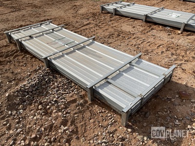 (100) Piece Lot of 10' Long Corrugated Steel Panels