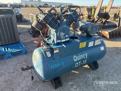 2001 Quincy QT15 120 gal Air Compressor