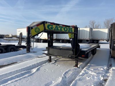 2024 Gatormade 20 ton 25 ft T/A Gooseneck Equipment Trailer