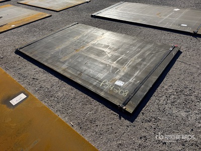 Quantity of (2) 2025 Kit Containers 5 ft x 8 ft 1 in (0.75 in Thick) Steel Plates