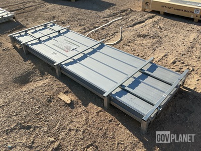 (100) Piece Lot of 10' Long Corrugated Steel Panels