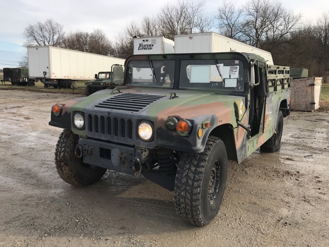 2002 AM General M1097A2 HMMWV 2 Door Soft Top w/Truck Body