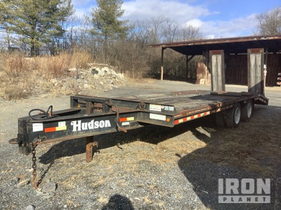 2008 Hudson HTD18A 25 ft T/A Equipment Trailer