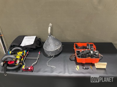 (1) Reel Traction Splint, (1) Funnel Assembly & Assorted Items