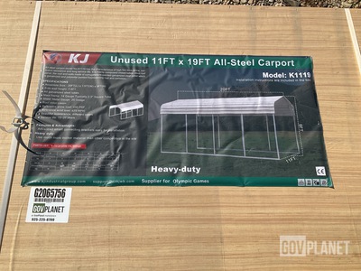 KJ K1119 All-Steel Carport - Unused