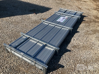(100) Piece Lot of 10' Long Corrugated Steel Panels