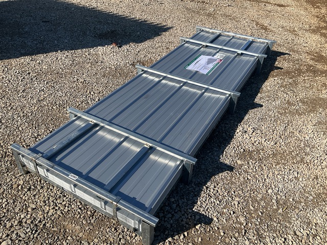 (100) Piece Lot of 10' Long Corrugated Steel Panels