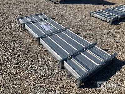 (100) Piece Lot of 10' Long Corrugated Steel Panels