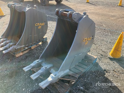 Craig 24 in Trenching Bucket Cazo para excavadora - Fits Volvo EC210 (Unused)