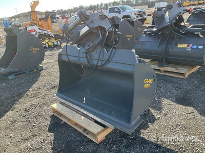 Craig 72 in 1.5 cyd Q/C Tilting エクスカベーター用バケット - Fits Volvo EC235D (Unused)