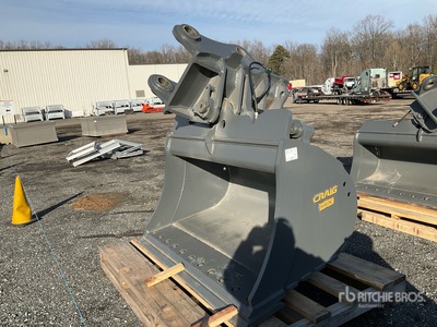 Craig 72 in 2 cyd Q/C Tilting エクスカベーター用バケット - Fits Volvo EC380 (Unused)