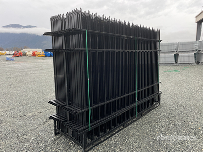 Quantity of (24) 2025 AGT 10FWIF24 10 ft x 7 ft Powder Coated Fencing (Unused)