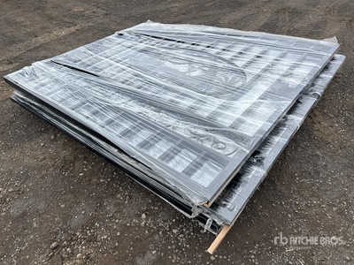 Quantity of (2) Suihe 14 ft Wrought Iron Bi-Parting Cancello (Unused)