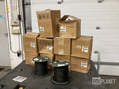 (10) Rolls of Unicor WD1A-.5 Kilometer Telephone Cable