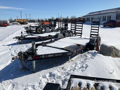 2021 Pratt CP0614 13 ft T/A Equipment Trailer