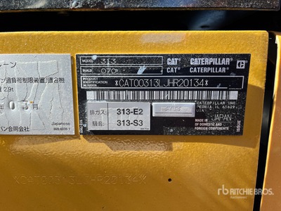 2022 Cat 313 Tracked Excavator