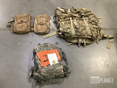 (19) Large Field Pack Sets, (3) Rifleman's Sets & Assorted Items