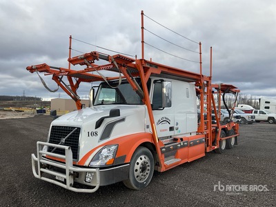 2014 Volvo VNL 6x4 Sleeper Car Carrier Truck
