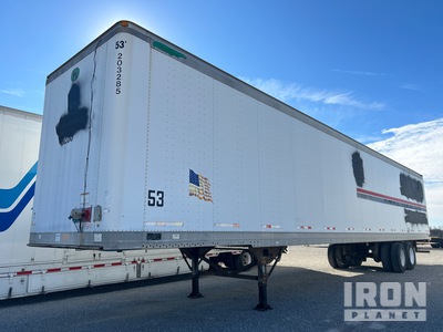 2001 Great Dane 53 ft x 102 in Sliding T/A Van Trailer