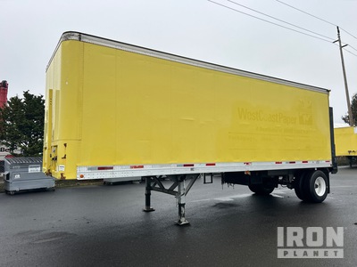 1991 Fruehauf 28 ft S/A バントレーラー