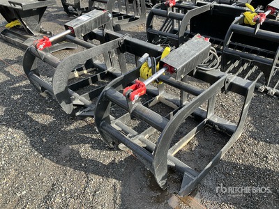 All-Star E-Series 68 in Skeleton Skid Steer Grapple