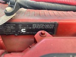 Engine with Emission Label