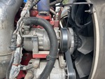Engine with A/C Compressor