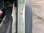 General Appearance with Motor Vehicle Safety Standards Label