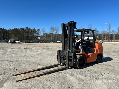 2008 Toyota 7FGCU70 7500 lb Cushion Tire Forklift