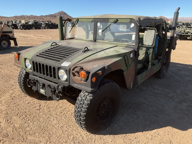 2001 AM General M1123 HMMWV 4 Door Soft Top w/Truck Body