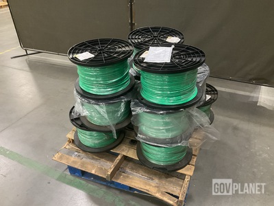 (12) Rolls of General Cable GenSpeed 10000 Plenum Cat 6 Communication Cable