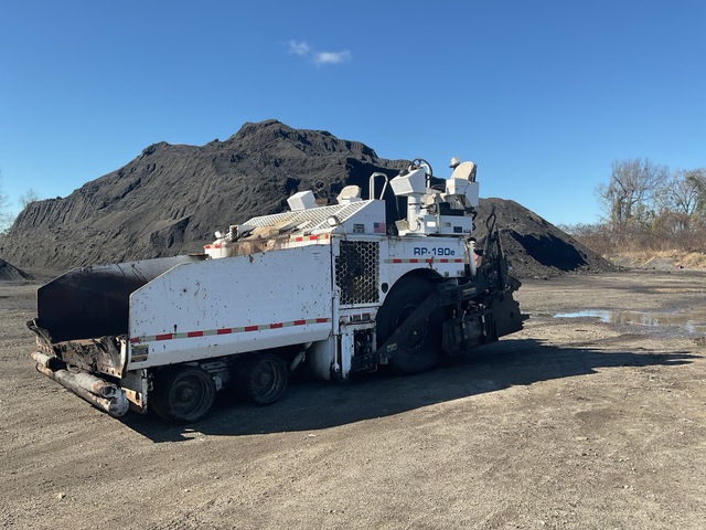 2018 Roadtec RP-190e Wheel Asphalt Paver