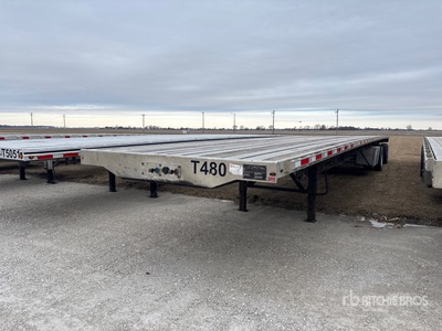 2020 Transcraft 554C 53 ft T/A Spread Axle Flatbed Trailer