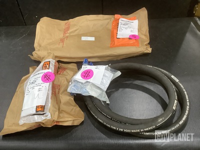 (4) Nozzles, (3) Hose Assemblies, (1) Flanged & Assorted Items