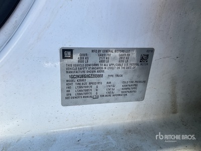 2016 Chevrolet Silverado 2500 HD 4x4 Extended Cab Pickup