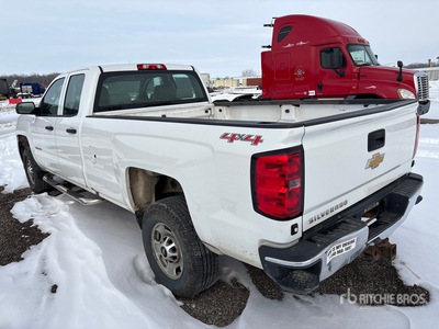 2016 Chevrolet Silverado 2500 HD 4x4 Extended Cab Pickup (Inoperable)