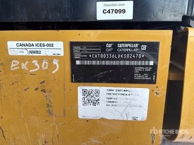 2020 Cat 336 Tracked Excavator