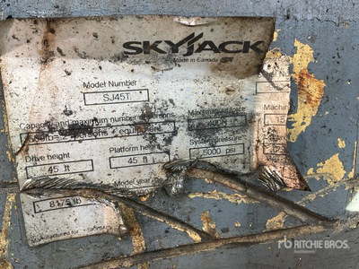 Skyjack SJ45TDW 4WD Diesel Telescopic Boom Lift