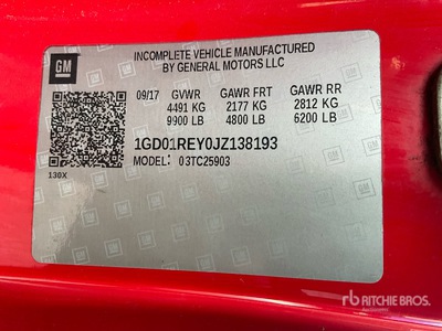 2018 GMC Sierra 2500HD 4x2 Service Truck