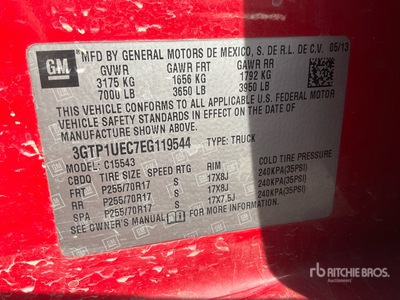 2014 GMC Sierra 1500 SLE 4x2 Crew Cab Pickup