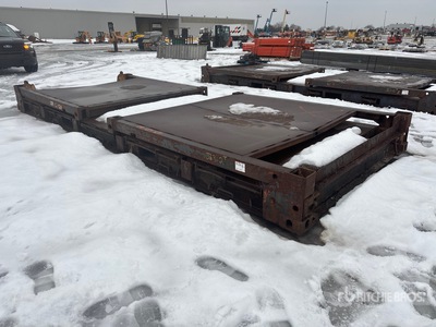 19 ft 6 in x 8 ft Flat Rack Container コンテナ機械　その他