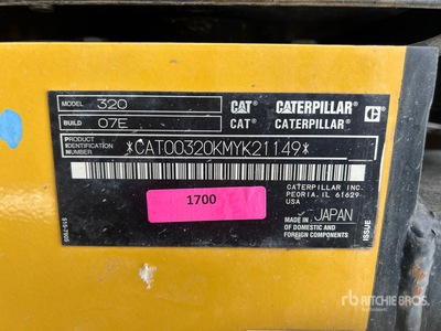 2023 Cat 320 Tracked Excavator