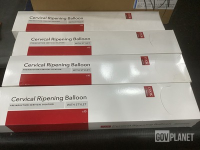 (4) Boxes of Cook J-CRBS-184000 Cervical Ripening Balloons