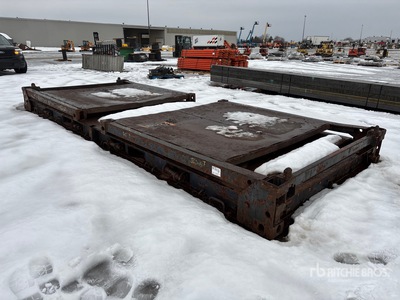 19 ft 6 in x 8 ft Flat Rack Container コンテナ機械　その他