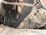 Engine with A/C Compressor