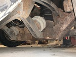 Underbody with Non-Driven Rear Drop Axle
