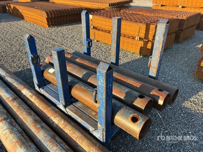 Quantity of (4) 6 Ft Trench Box Spreaders