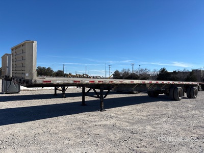 2000 Great Dane GPLWSAR248 48 ft T/A Spread Axle Flatbed Trailer